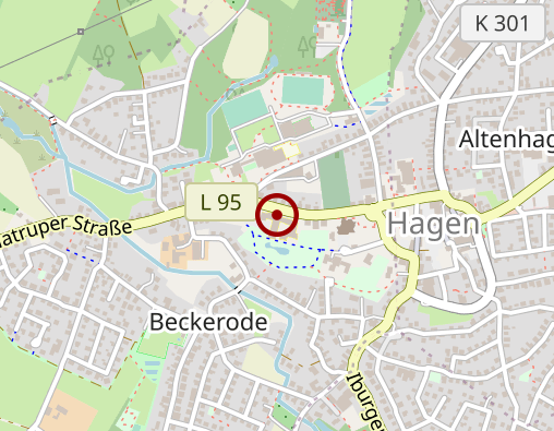 Karte: Sozialstation Hagen a.T.W./Hasbergen