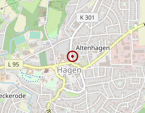 Karte: Caritasverband für die Stadt und den Landkreis Osnabrück Betreutes Wohnen