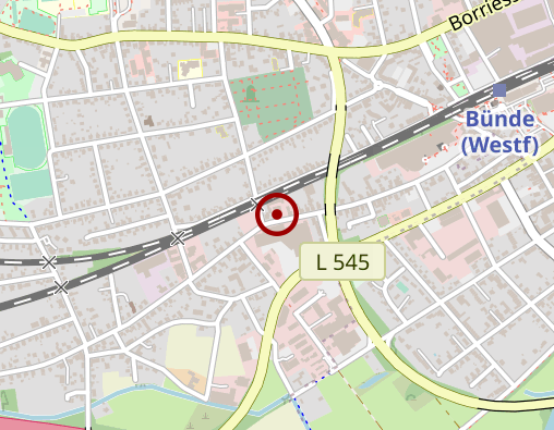 Karte: "Pflege mit Herz"