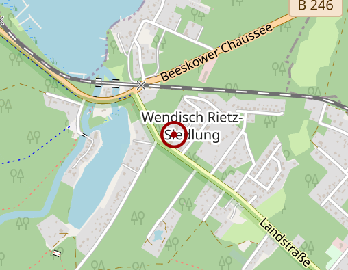 Karte: AWO Seniorenzentrum "Märkische Heide"