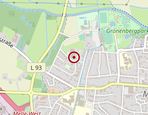 Karte: Deutsches Rotes Kreuz KV Melle e.V. DRK Altenheim Hardach-Stift