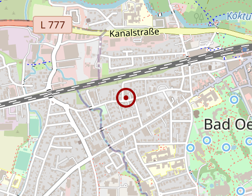 Karte: Seniorenzentrum Wilhelmshof CURATA Pflege GmbH