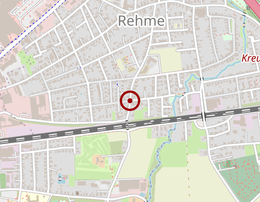 Karte: Diakoniestation im Kirchenkreis Vlotho