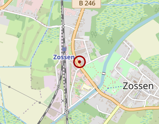 Karte: Sabelus XXL Apotheke Zossen