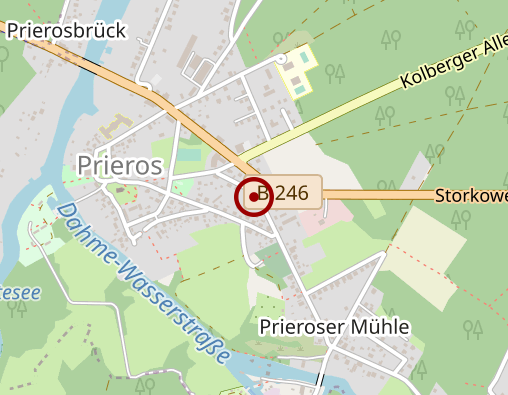 Karte: Zweigapotheke Prieros