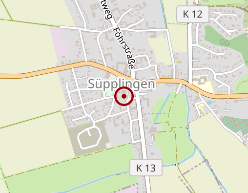 Karte: DRK Helmstedt gemeinnützige GmbH DRK Pflegehaus Süpplingen