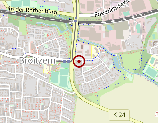 Karte: AWO-Betreutes Wohnen Braunschweig-Broitzem