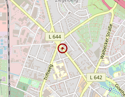 Karte: HUMANITAS Ambulanter Pflegedienst, Inhaber Nadine Weghenkel