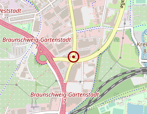 Karte: AWO Nachbarschaftshilfe Frankfurter Str.