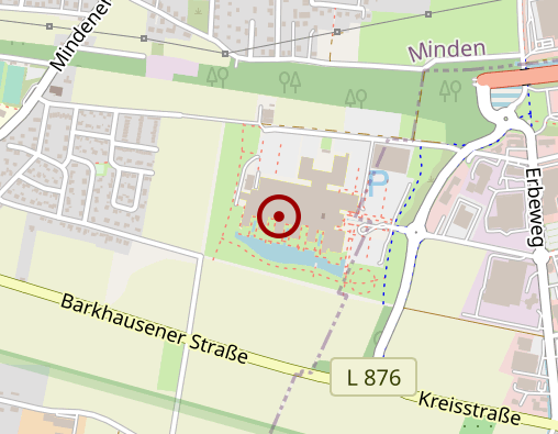 Karte: Johannes Wesling Klinikum Minden