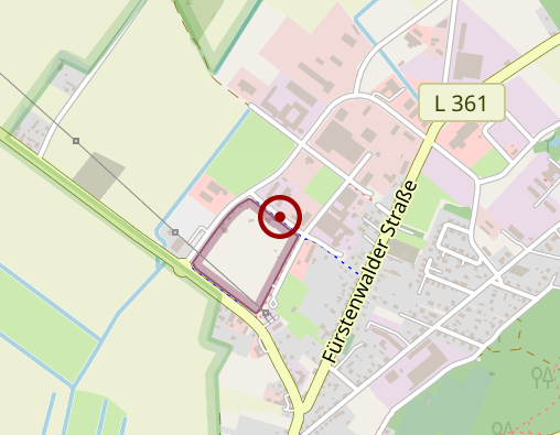 Karte: Hoffnungstaler Werkstätten gGmbH Werkstatt Reichenwalde/Storkow