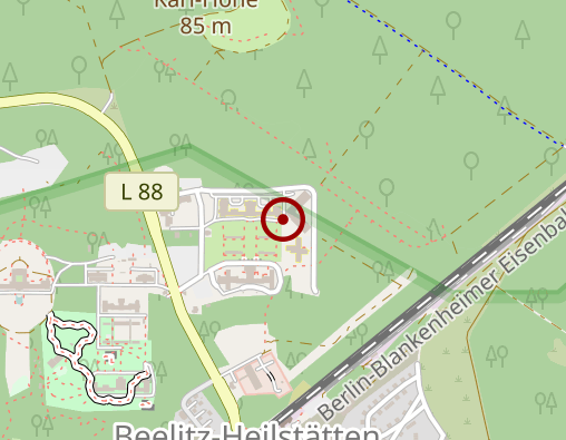 Karte: Kliniken Beelitz GmbH / Fachkrankenhaus für Neurologische Frührehabilitation