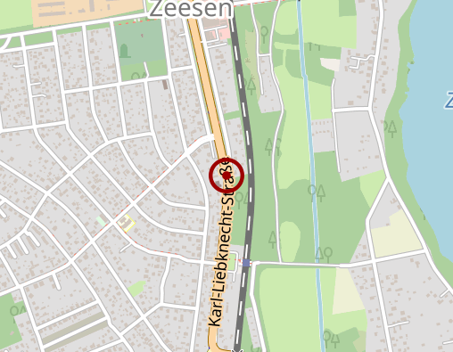 Karte: Zwilling-Apotheke Zeesen