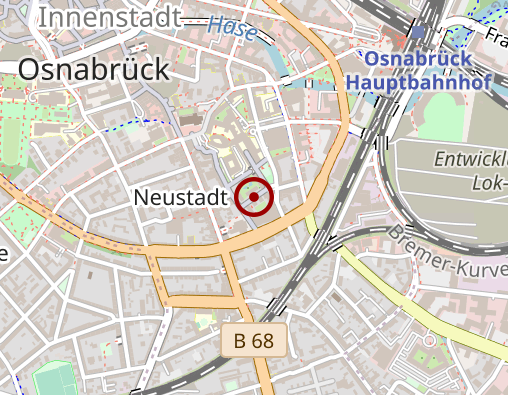 Karte: Alzheimer Gesellschaft Osnabrück e. V. Selbsthilfe Demenz