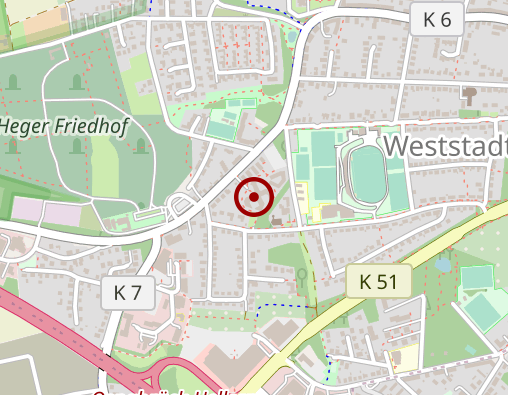 Karte: Hermann-Bonnus-Haus Alten- und Pflegeheim Betreute Altenwohnungen Tagespflege / Kurzzeitpflege