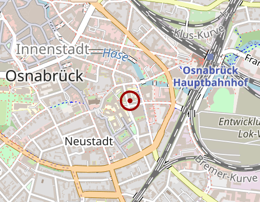 Karte: osnabrücker Werkstätten gGmbH
