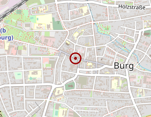 Karte: Sanitätshaus Stadt Burg