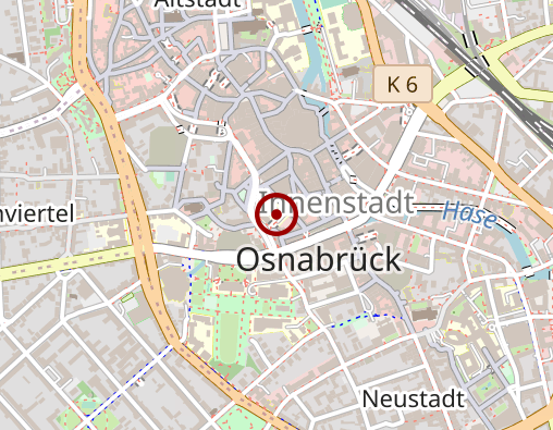 Karte: Universität Osnabrück