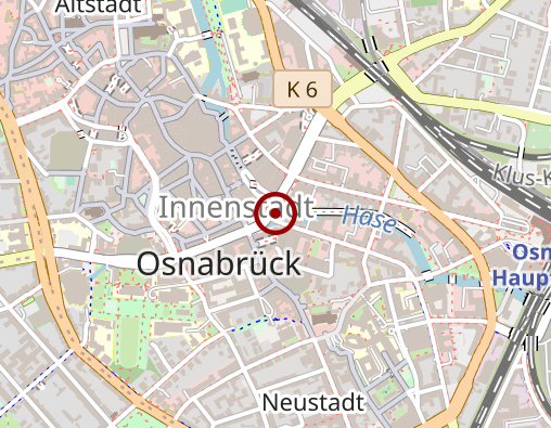 Karte: Osteopathie im Hasehaus Markus Nagel MSc