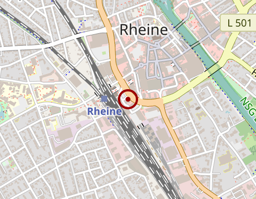 Karte: Taxi-Zentrale Rheine GmbH