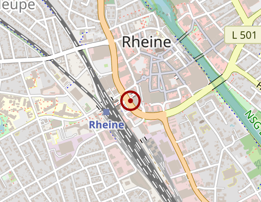 Karte: ver.di Bundesverwaltung Bezirk Münsterland