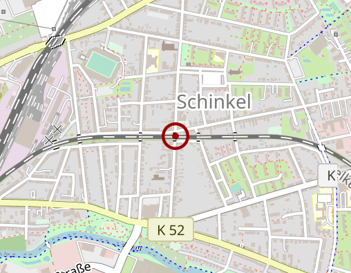 Karte: Tagespflege Schinkel