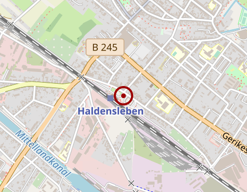 Karte: Taxiruf am Bahnhof