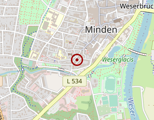 Karte: Sozialstation Minden