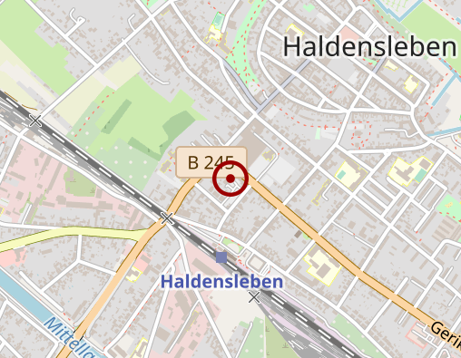 Karte: DRK Ambulante Pflege Börde GmbH, Bereich Haldensleben