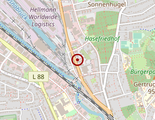 Karte: Rollstuhlbeförderung & Kurierdienst