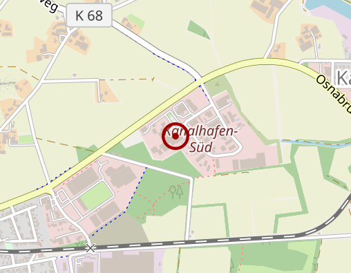 Karte: Caritas-Emstor-Werkstätten