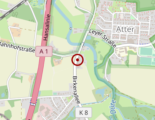 Karte: An der Birkenallee