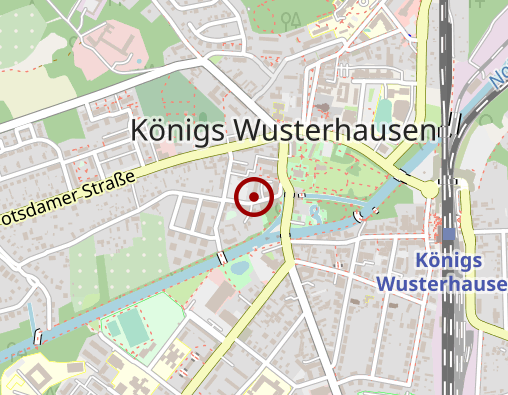 Karte: Johanniter-Unfall-Hilfe e.V. RV Südbrandenburg Dienststelle Königs Wusterhausen Krankenfahrten