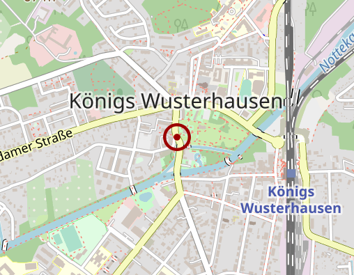 Karte: Tagespflege "Schloßstraße KW"