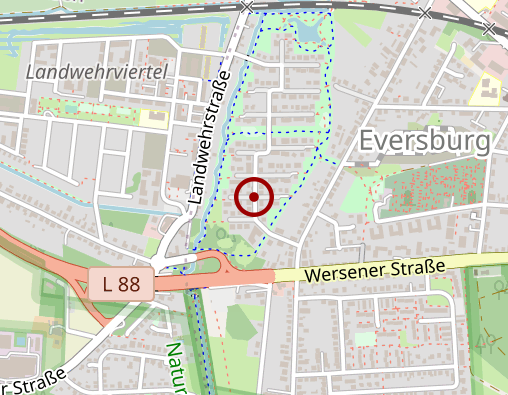 Karte: Servicewohnen: SSB Seniorenzentrum Eversburg