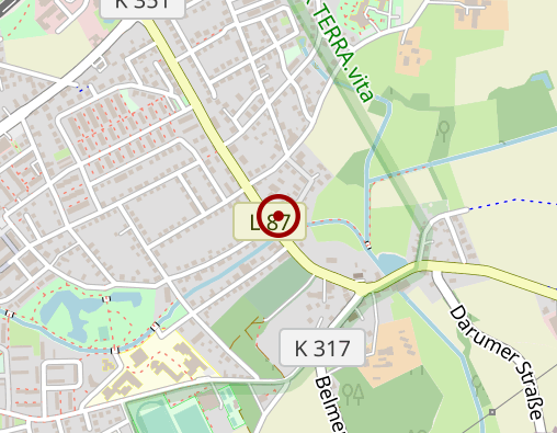 Karte: Westerfeld Sozial-Einrichtungen