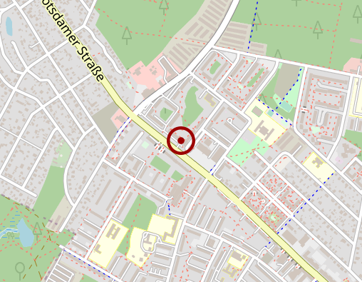 Karte: Häuslicher Pflegedienst Ludwigsfelde