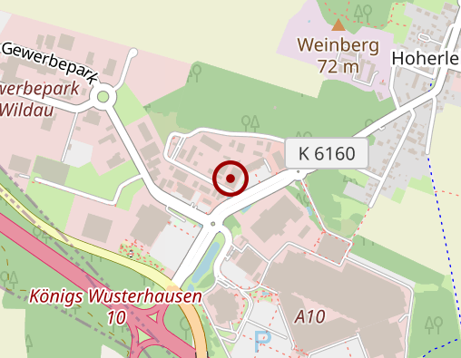 Karte: Sabelus XXL Apotheke Wildau