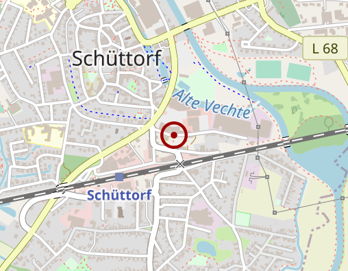 Karte: Bürgerhilfe Dienstleistungs- und Service gGmbH Nordhorn Am Vechtezentrum Stationäre Pflege