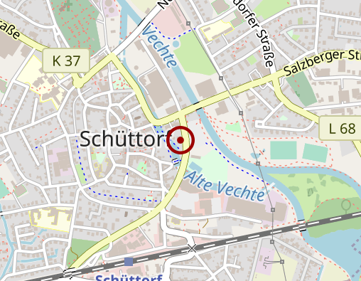 Karte: Diakonischer Dienst Ambulante Pflege Schüttorf