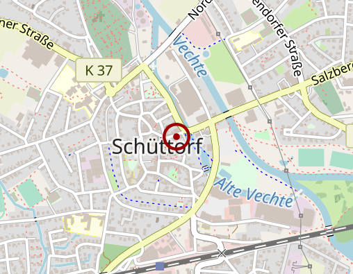 Karte: Therapiezentrum Windstraße