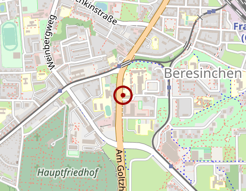 Karte: Altenpflegeheim "Theodor-Fliedner-Haus"