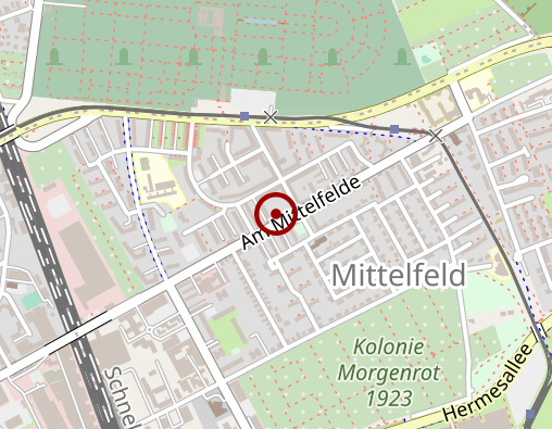 Karte: Bundesverband behinderter u. chronisch kranker Eltern e.V. bbe e.V.