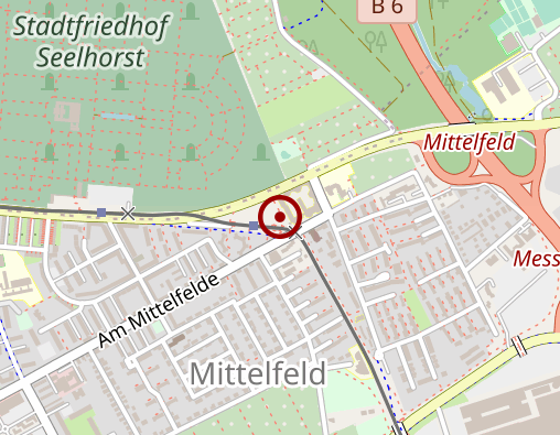 Karte: Wohnpark Kastanienhof, Sozialgewerk für Handwerker der Stadt Hannover e.G.