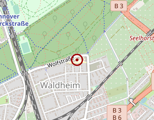 Karte: Dr. med. Ernst-August Wilkening Pflegeheime GmbH Haus Wolfstraße