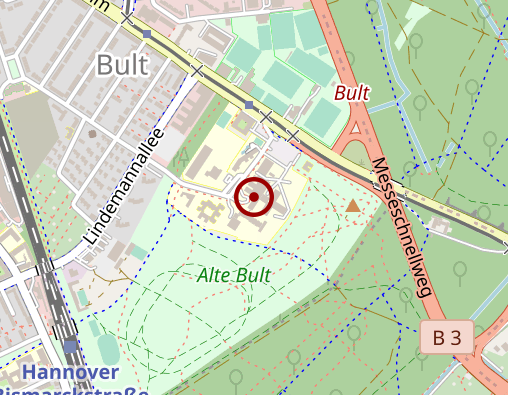 Karte: Kinder- und Jugendkrankenhaus AUF DER BULT