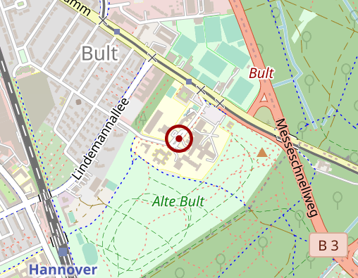 Karte: Kinder- und Jugendkrankenhaus AUF DER BULT