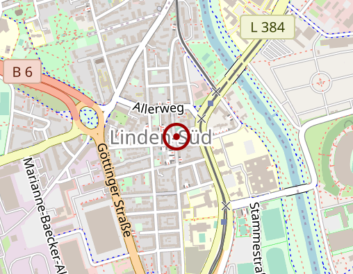 Karte: Blau Brigitte