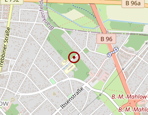 Karte: DRK-Tagespflege Mahlow