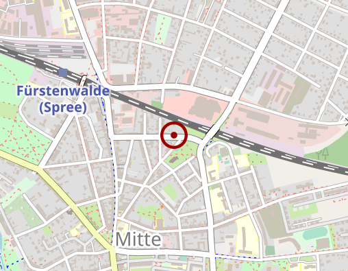 Karte: LebensMut gGmbH Betreutes Einzelwohnen